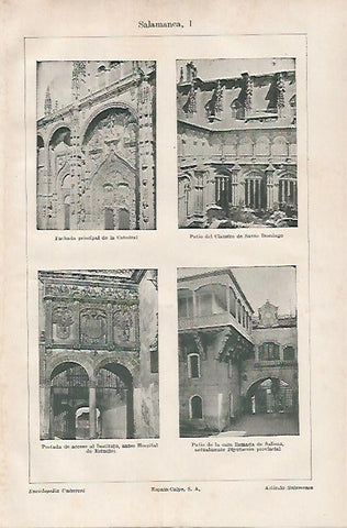 LAMINA ESPASA 18153: Edificios de Salamanca