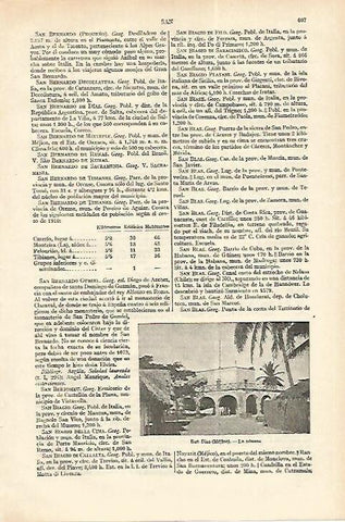 LAMINA ESPASA 18267: Aduana en San Blas Mexico