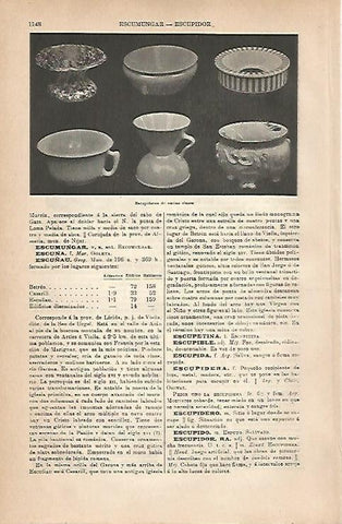 LAMINA ESPASA 18966: Escupideras