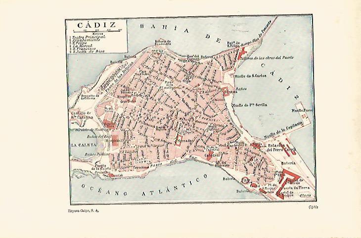 LAMINA ESPASA 14646: Plano de Cadiz
