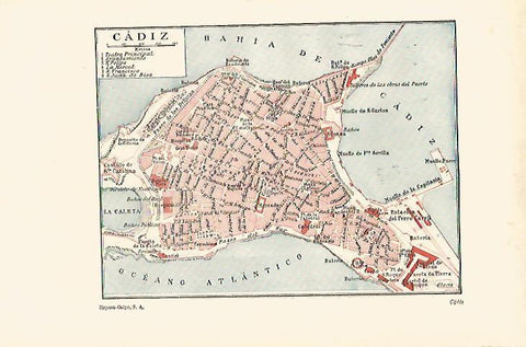 LAMINA ESPASA 14646: Plano de Cadiz