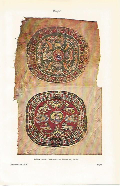 LAMINA ESPASA 14913: Tejidos coptos