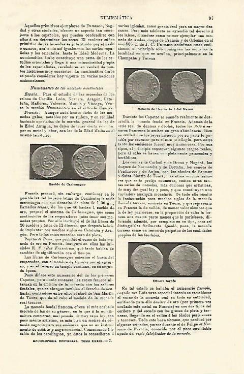 LAMINA ESPASA 21201: Monedas medievales