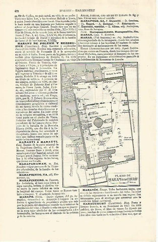 LAMINA ESPASA 21569: Plano de Haram ech-Cherif Jerusalen