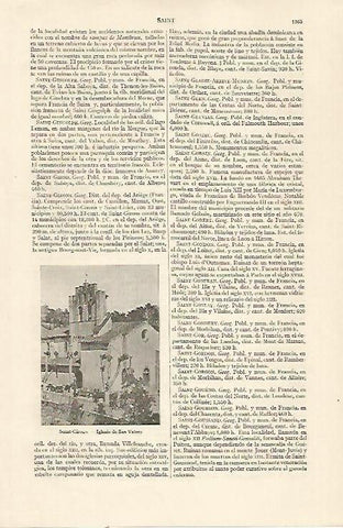 LAMINA ESPASA 22963: Iglesia de San Valero en Saint Girons