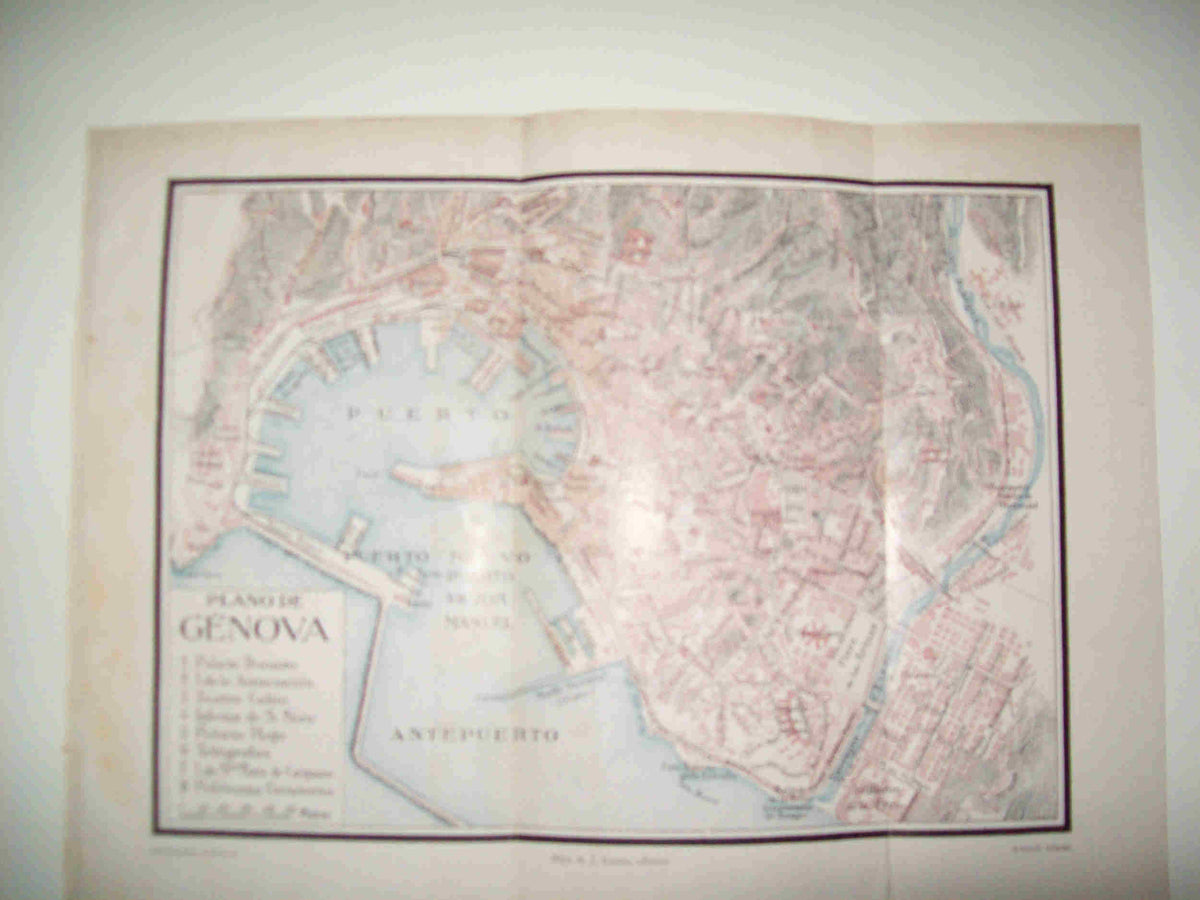LAMINA ESPASA 24934: Plano de Genova