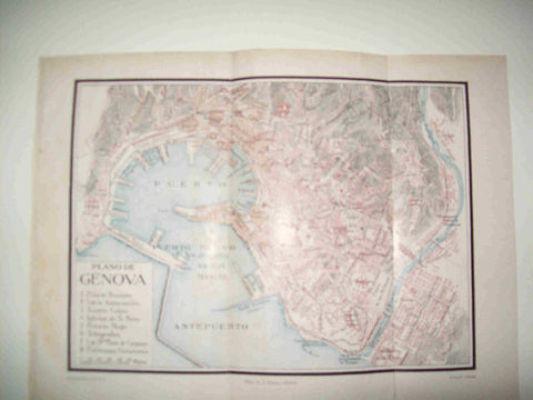 LAMINA ESPASA 24934: Plano de Genova
