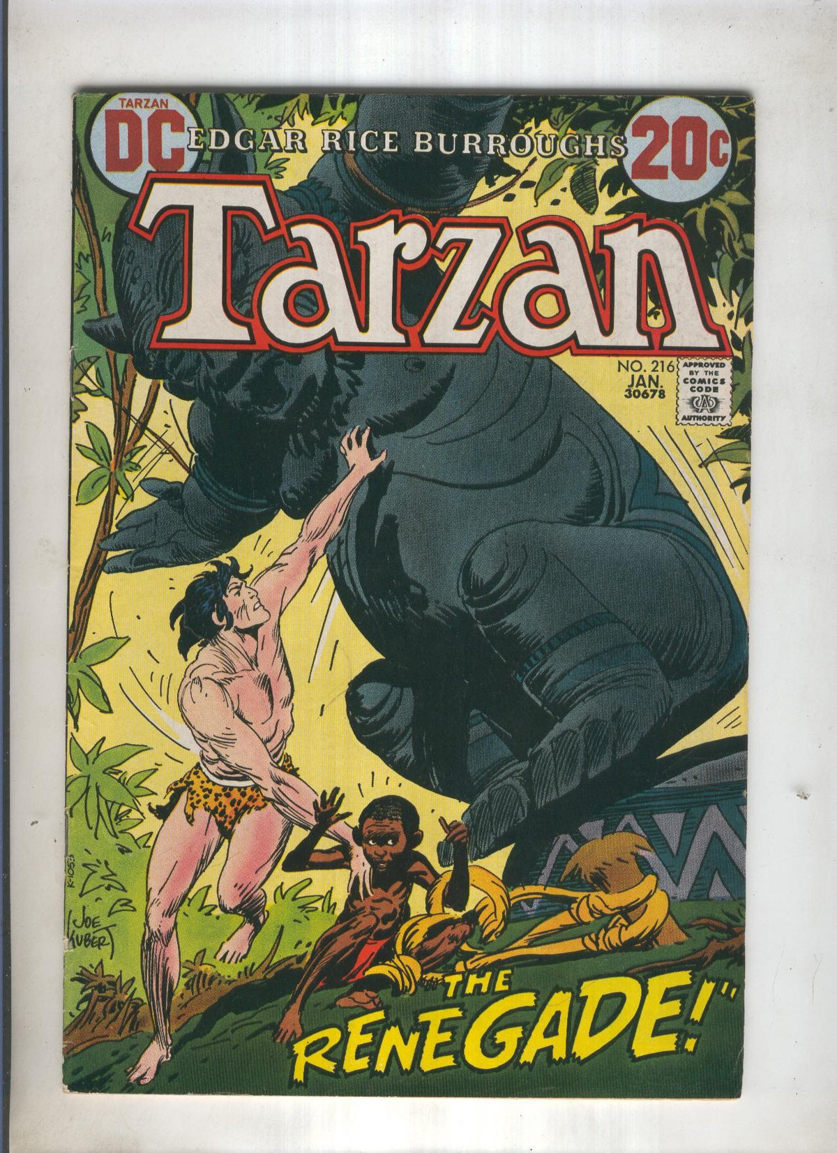 TARZAN DC Numero 216: The renegade