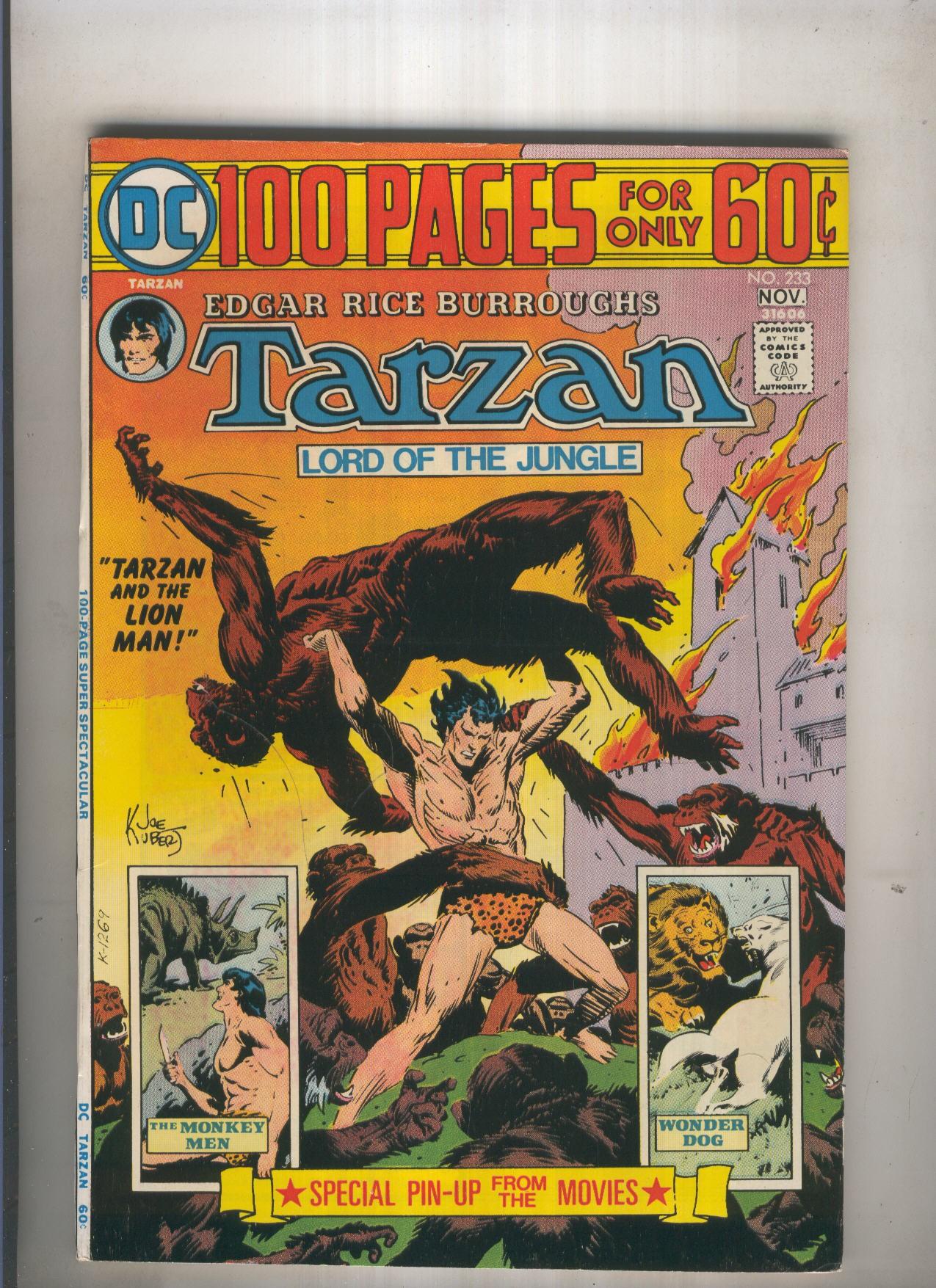 TARZAN LORD OF THE JUNGLE DC Numero 233: SPECIAL PIN-UP FROM THE MOVIES 100 PAGES