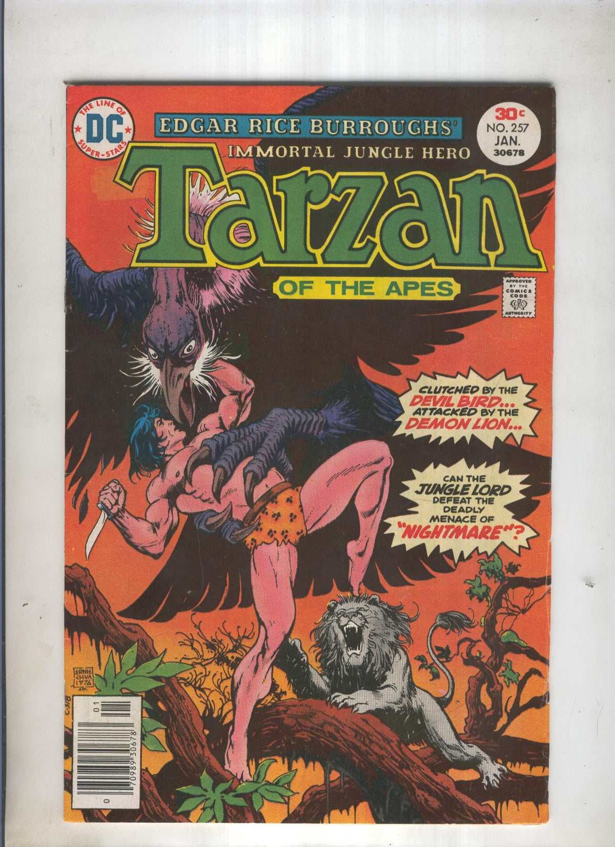 TARZAN OF THE APES DC Numero 257: The nightmare