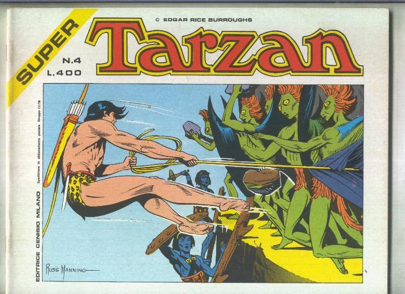 Super Tarzan tiras diarias de Russ Manning numero 04
