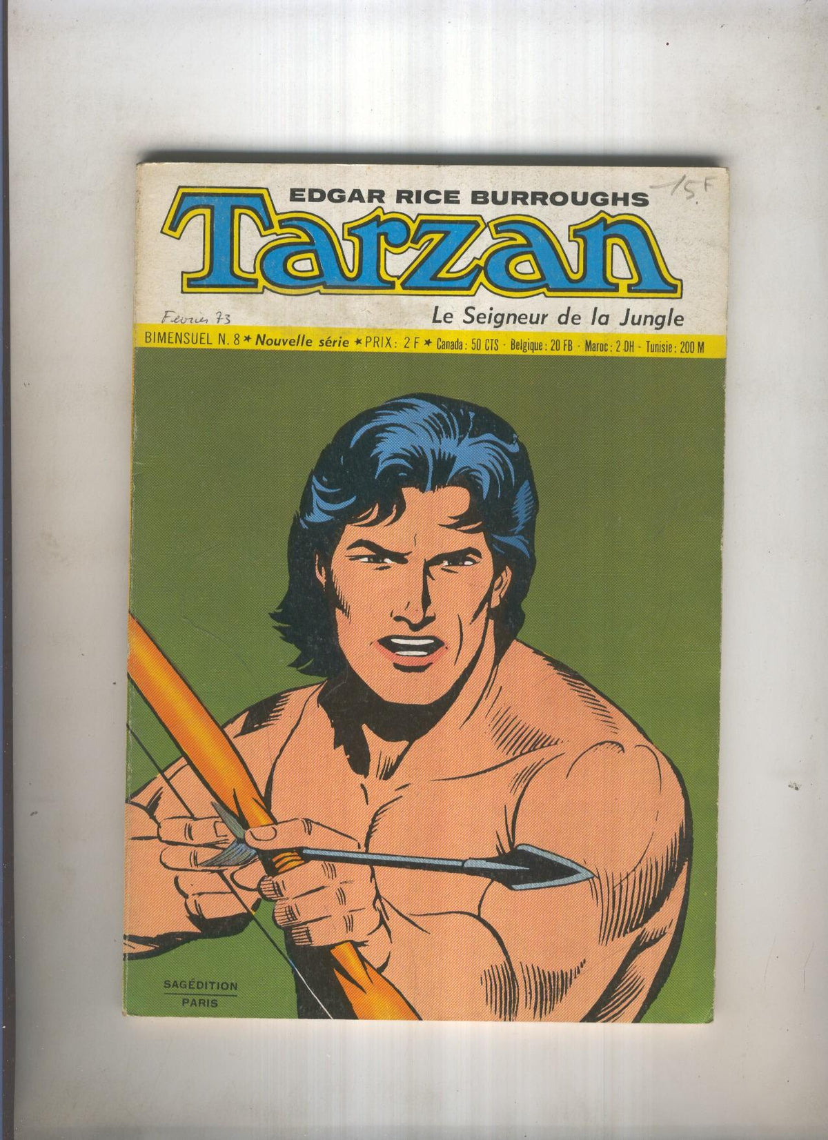 TARZAN Le Seigneur de la Jungle Numero 08: Les perils de la jungle