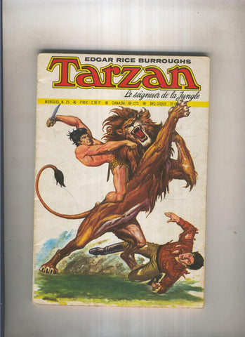 TARZAN Le Seigneur de la Jungle Numero 25: Un roi est mort dans la foret