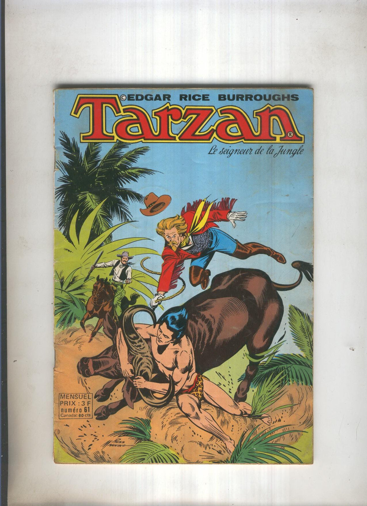 TARZAN Le Seigneur de la Jungle Numero 61: Letrange monde de un