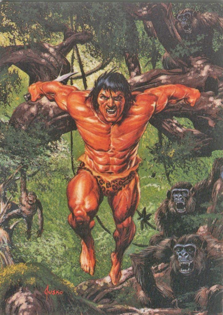 Trading Car: TARZAN - JOE JUSKO, Edgar Rice Burroughs Collection: No.03