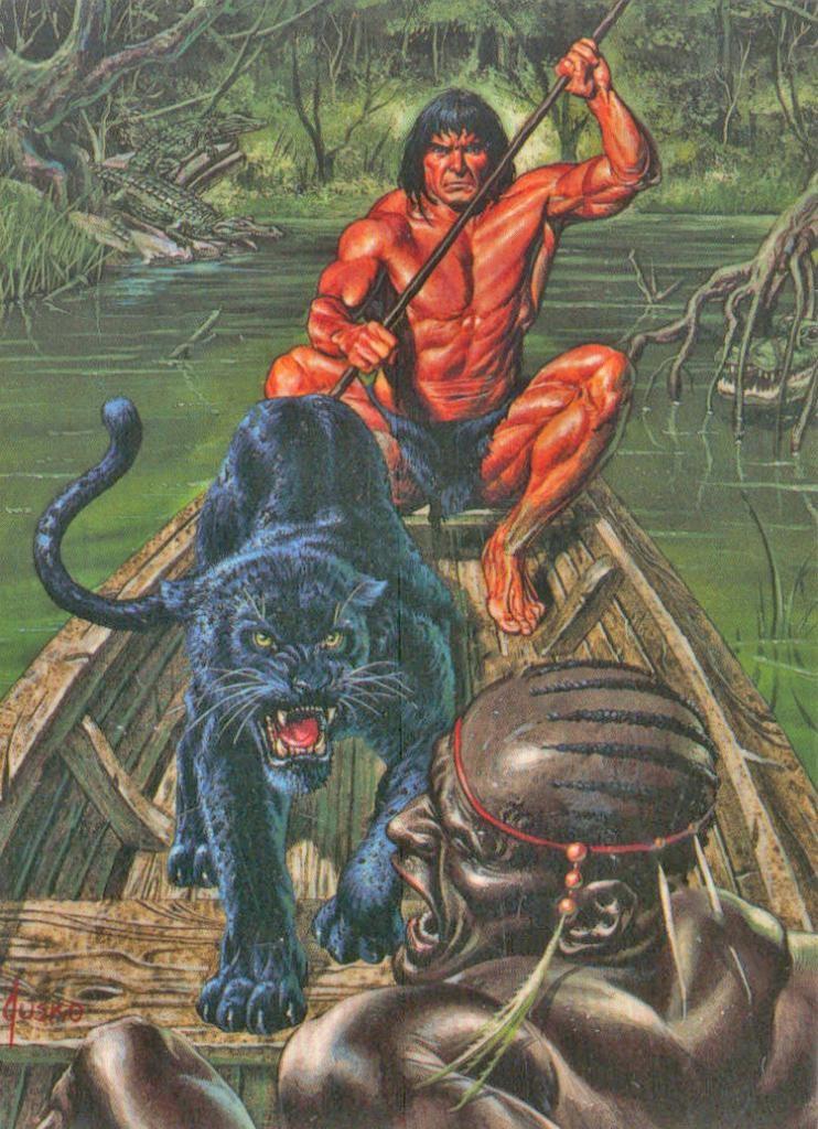 Trading Car: TARZAN - JOE JUSKO, Edgar Rice Burroughs Collection: No.05