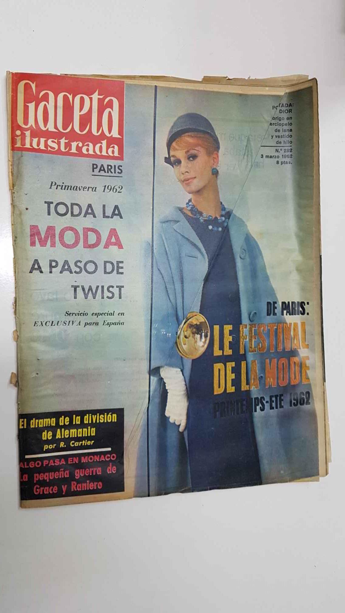 Revista Gaceta Ilustrada: num 282, (3-3-62): De Paris: Le Festival de la Mode 1962