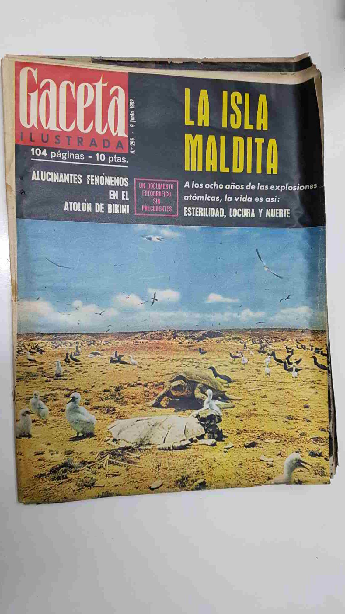 Revista Gaceta ilustrada: num 296, (9-6-62) - La Isla Maldita