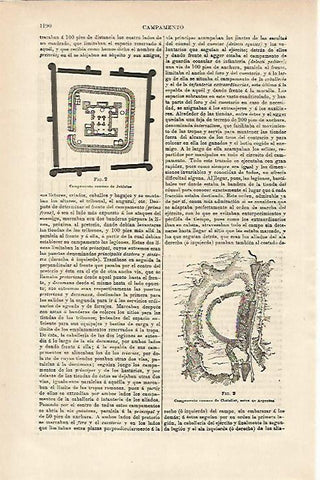 LAMINA ESPASA 14785: Campamento romano de Jublaina y de Chatelier