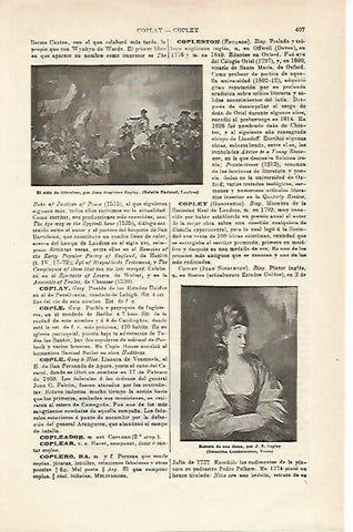 LAMINA ESPASA 14909: El sitio de Gibraltar por Copley