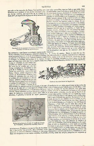 LAMINA ESPASA 17385: Carruajes de epoca