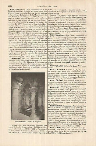 LAMINA ESPASA 18062: Cripta de la iglesia de Pertusa Huesca