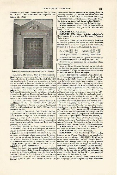 LAMINA ESPASA 18566: Puerta de la Biblioteca Malatesta