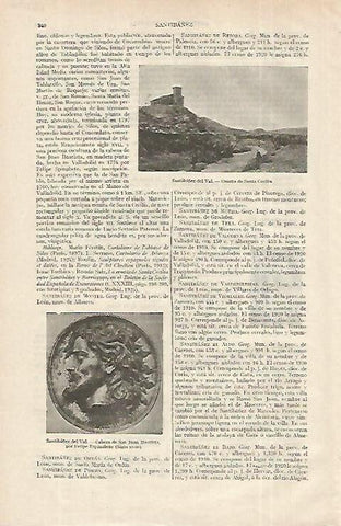 LAMINA ESPASA 12296: Ermita de Santa Cecilia en Santibañez del Val Burgos