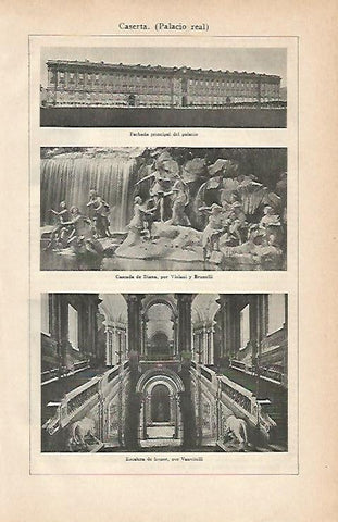 LAMINA ESPASA 3062: Palacio Real de Caserta Italia