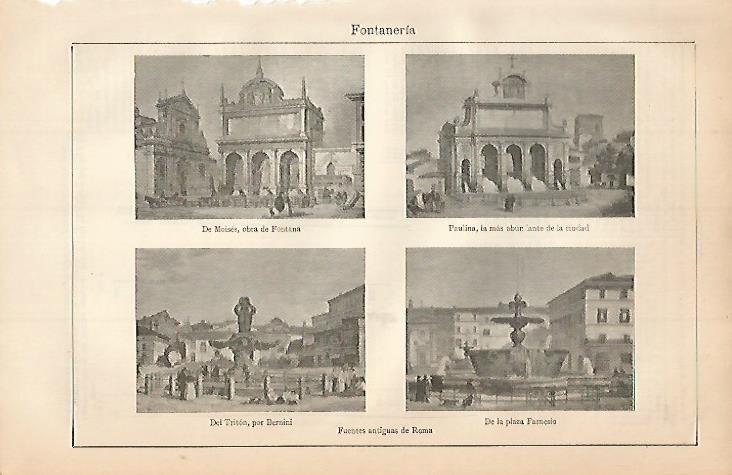 LAMINA ESPASA 3408: Fuentes antiguas de Roma