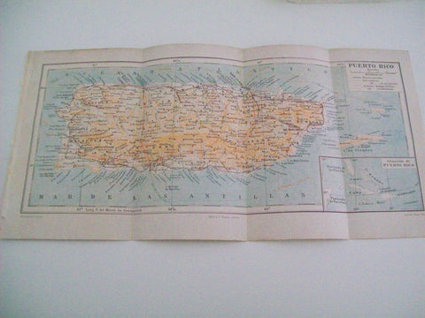 LAMINA ESPASA 3760: Mapa de Puerto Rico