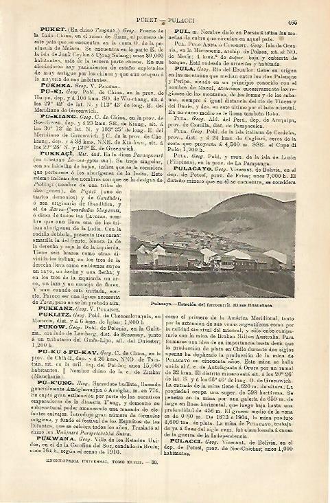 LAMINA ESPASA 3778: Estacion de tren de Pulacayo Bolivia