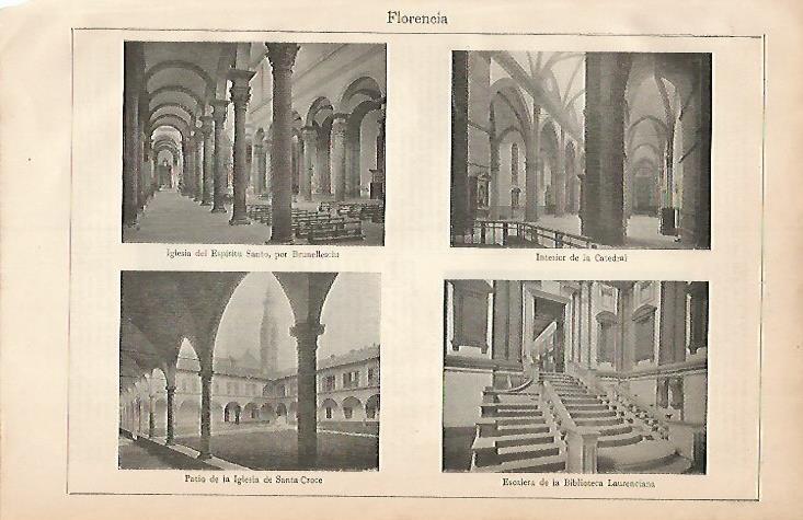 LAMINA ESPASA 3373: Edificios de Florencia