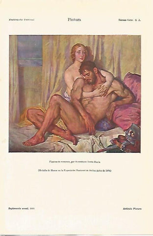 LAMINA DE ESPASA 373: Marcelino Santa Maria Figuras de romance