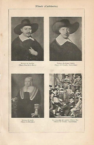 LAMINA ESPASA 3362: Obras de C. Flinck