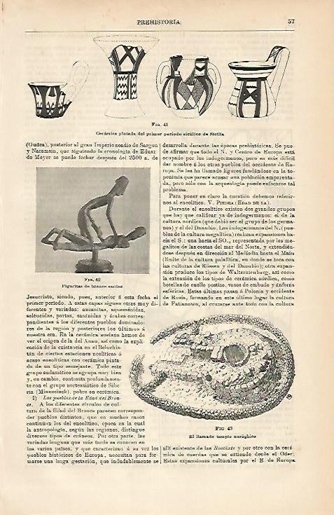 LAMINA ESPASA 3568: Ejemplos de restos arqueologicos de Sicilia