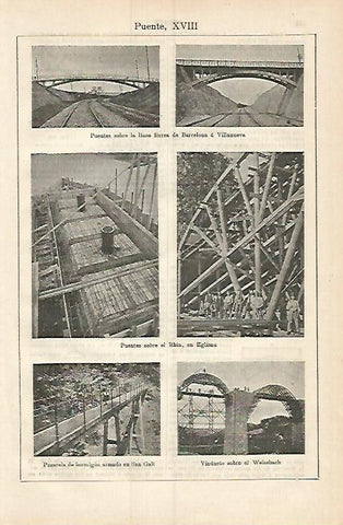 LAMINA ESPASA 3718: Ejemplos de puentes