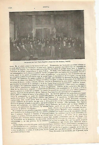 LAMINA ESPASA 3324: Los poetas por Esquivel