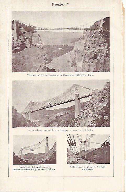LAMINA ESPASA 3694: Puente de Constantina y de Cassagne
