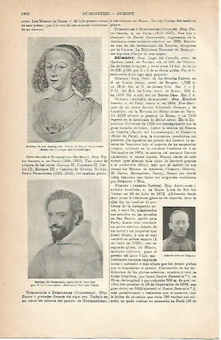 LAMINA ESPASA 3169: Retratos pintados por Daniel y Pedro Dumondtier 