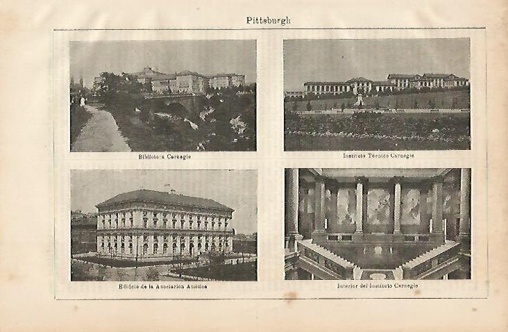 LAMINA ESPASA 3259: Edificios de Pittsburg Estados Unidos