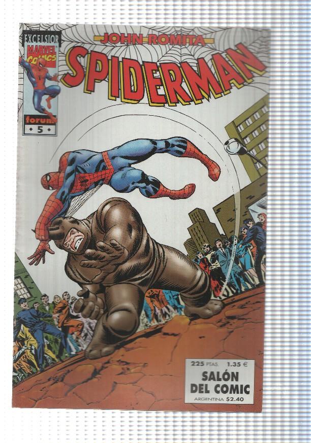 Comic: Spiderman de John Romita num 05 vol I - El Rino desencadenado