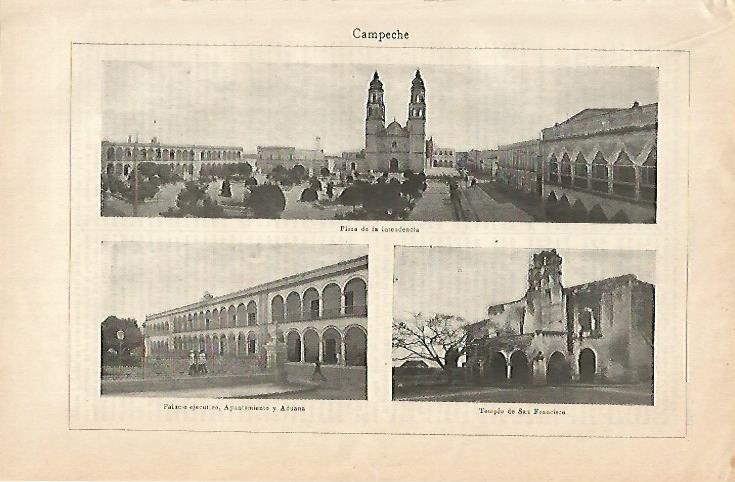 LAMINA De ESPASA 00183: Campeche