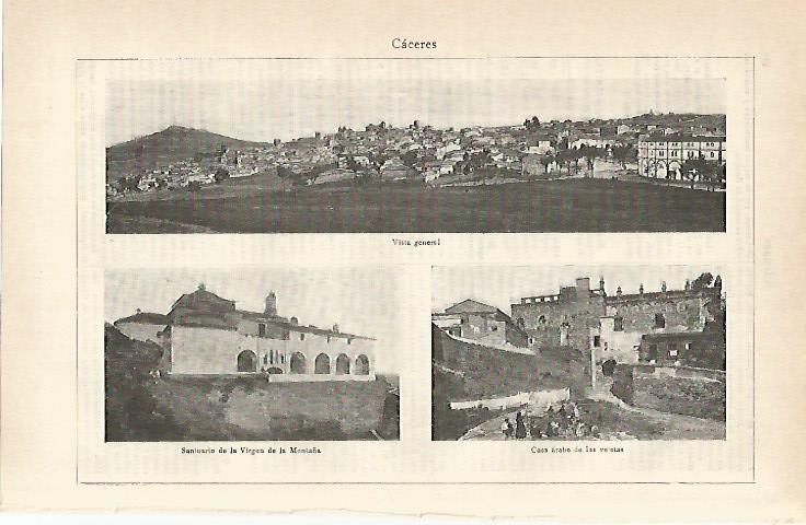 LAMINA De ESPASA 00128: Caceres