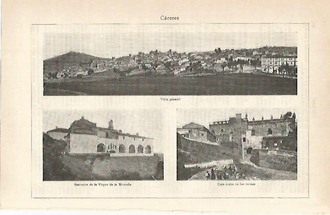 LAMINA De ESPASA 00128: Caceres