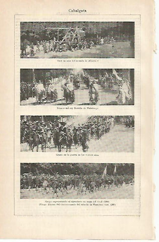 LAMINA De ESPASA 00113: Cabalgata