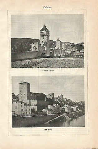 LAMINA De ESPASA 00146: Cahors Francia