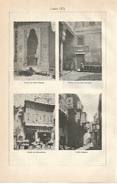 LAMINA De ESPASA 00147: el Cairo