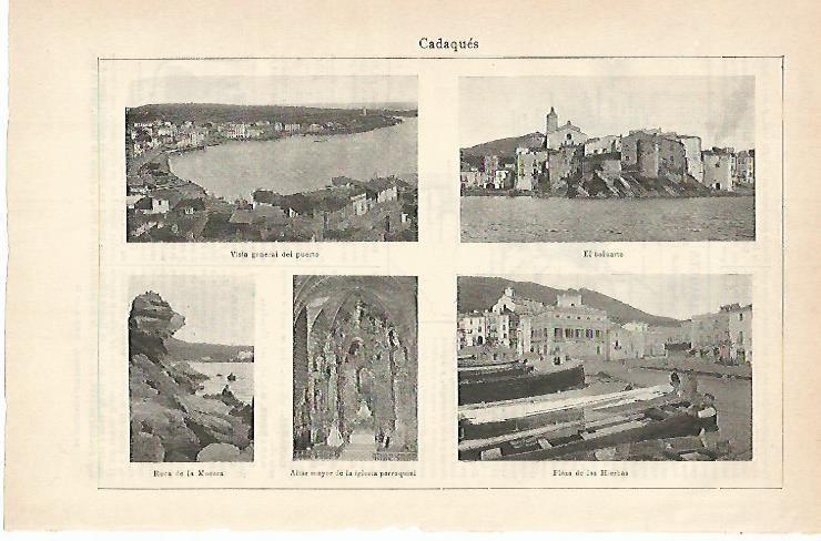 LAMINA De ESPASA 00132: Cadaques
