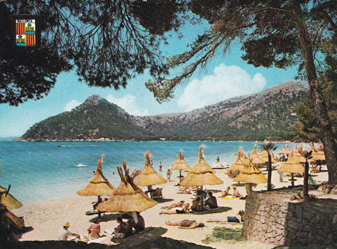 POSTAL B9204: MALLORCA: POLLENSA. PLAYA FORMENTOR